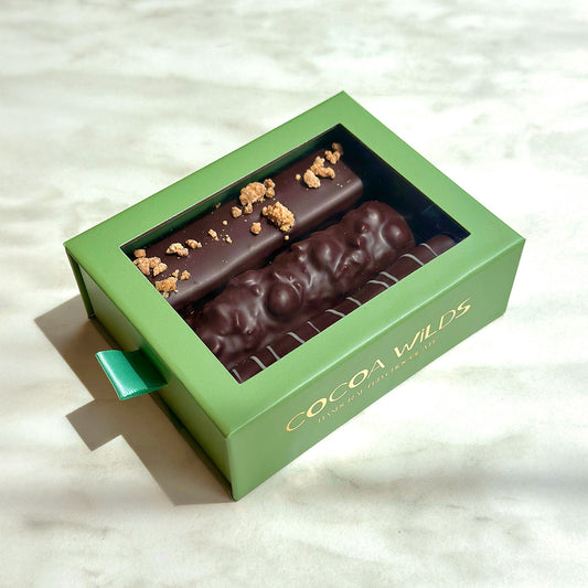 Cocoa wilds Three Piece Premium Candy Bar Set