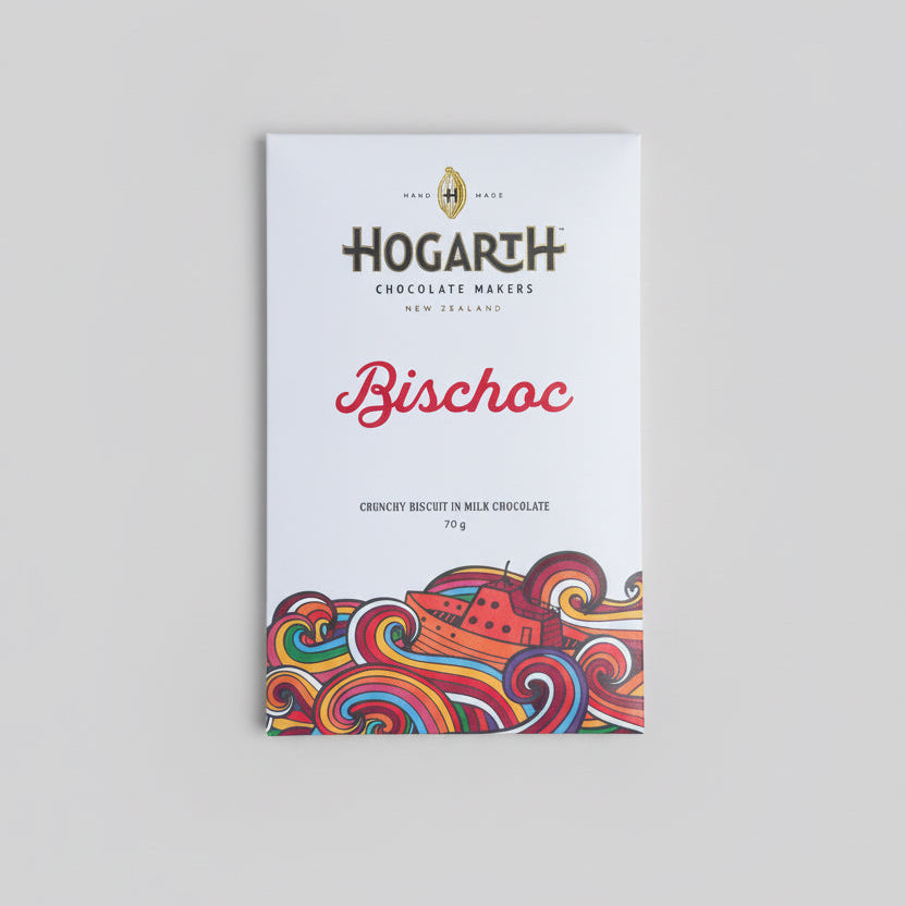 Hogarth Chocolate Bischoc 46% chocolate bar
